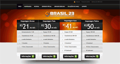 Desktop Screenshot of brasil23.com.br