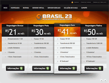 Tablet Screenshot of brasil23.com.br